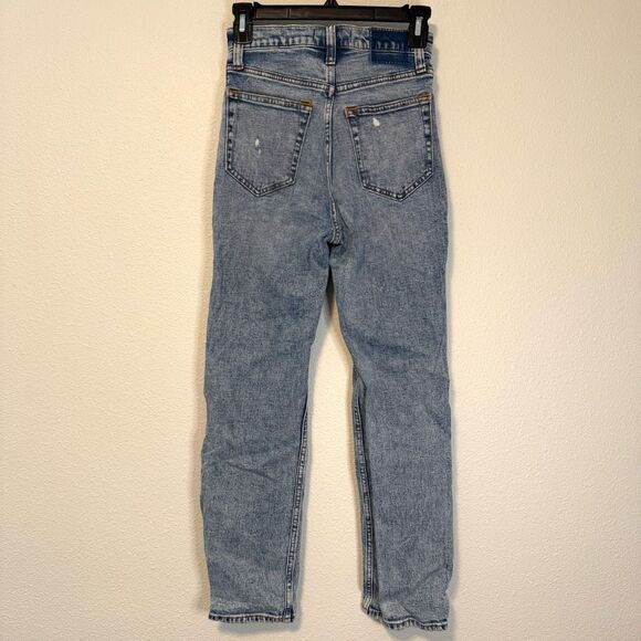 Abercrombie & Fitch The Ankle Straight Ultra High Rise Jeans Size 25/0 - Picture 3 of 9